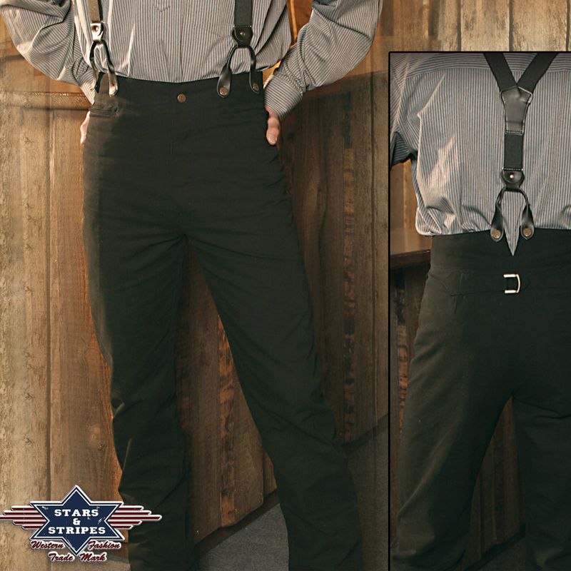 Old Style Western Bukseseler - Svarte