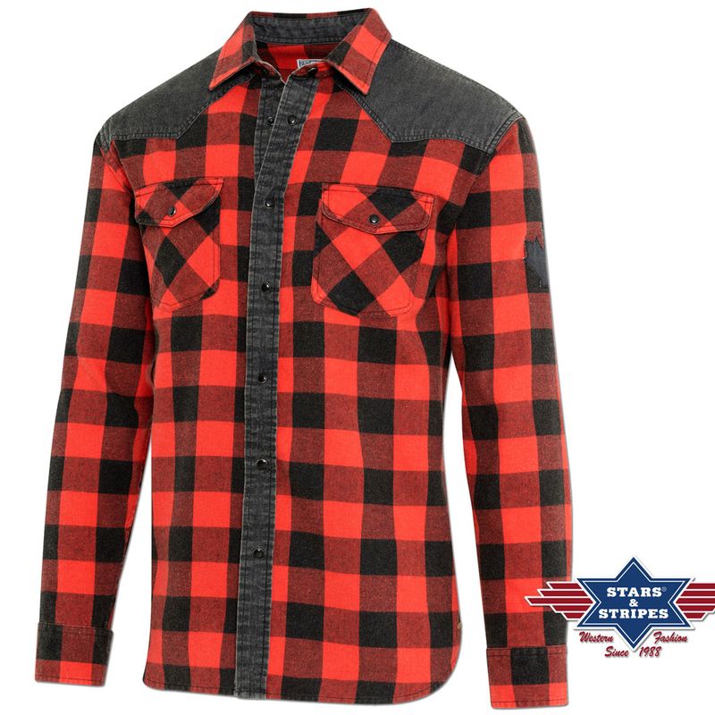 Lumberjack Rød Flanellskjorte