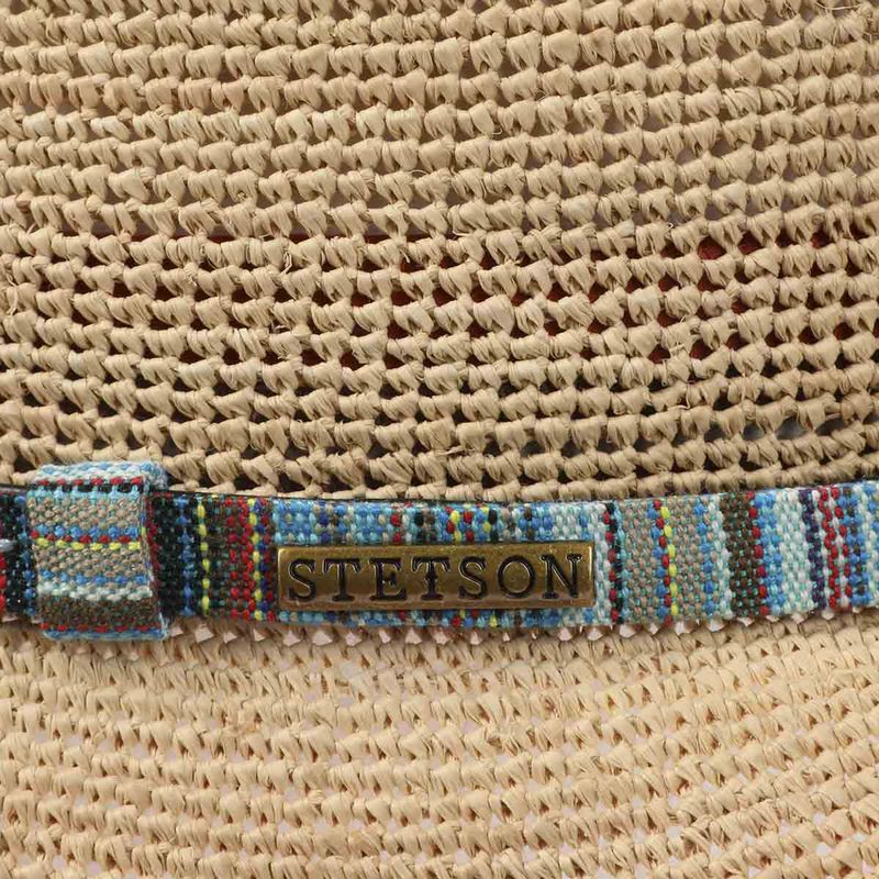 Stetson Crochet Raffia Stråhatt