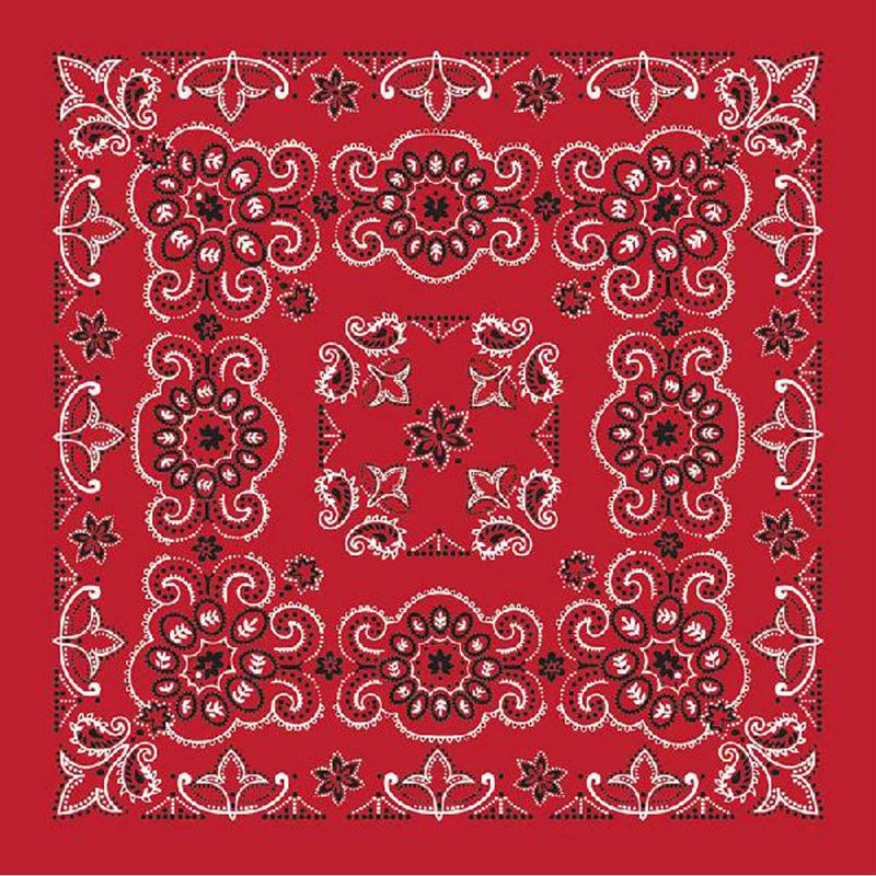 Rød Bandana - Paisley