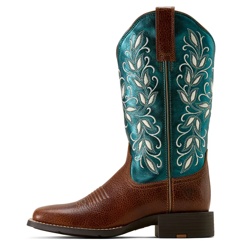Round Up Holly Wide Square Toe Western Boots – Dame