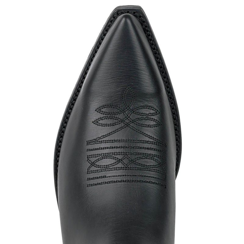 Mayura 1920 Matt svarte cowboy boots