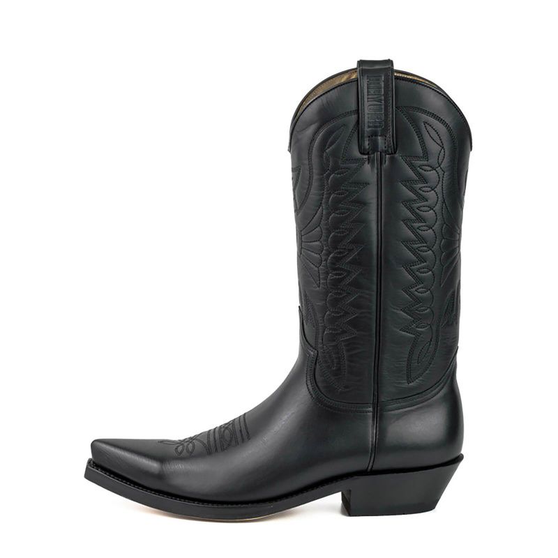 Mayura 1920 Matt svarte cowboy boots