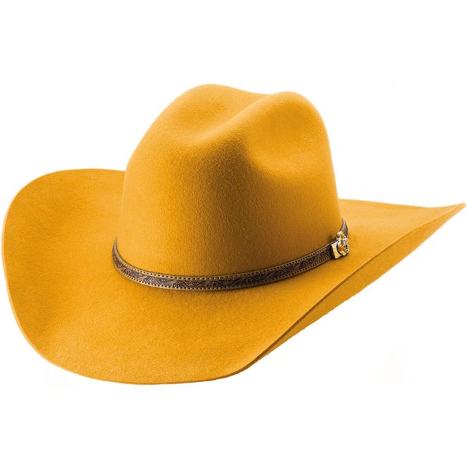 Hovedbilde Life With You 4X Cowboyhatt - Mustard