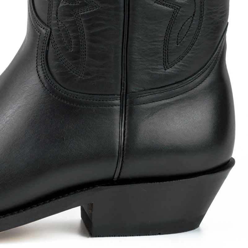 Mayura 1920 Matt svarte cowboy boots