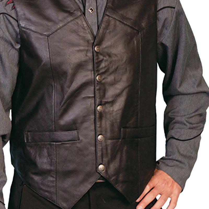 Sort Skinnvest