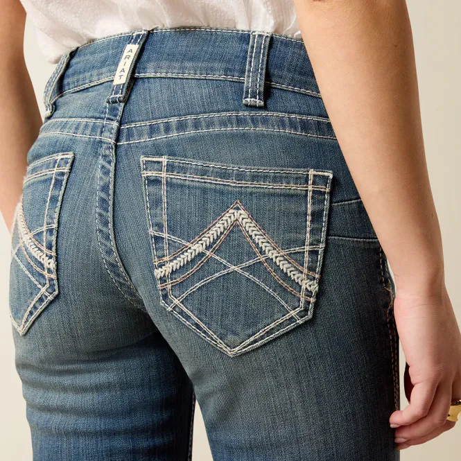 Hovedbilde Ariat R.E.A.L. Mid Rise Icon Straight Leg Jeans