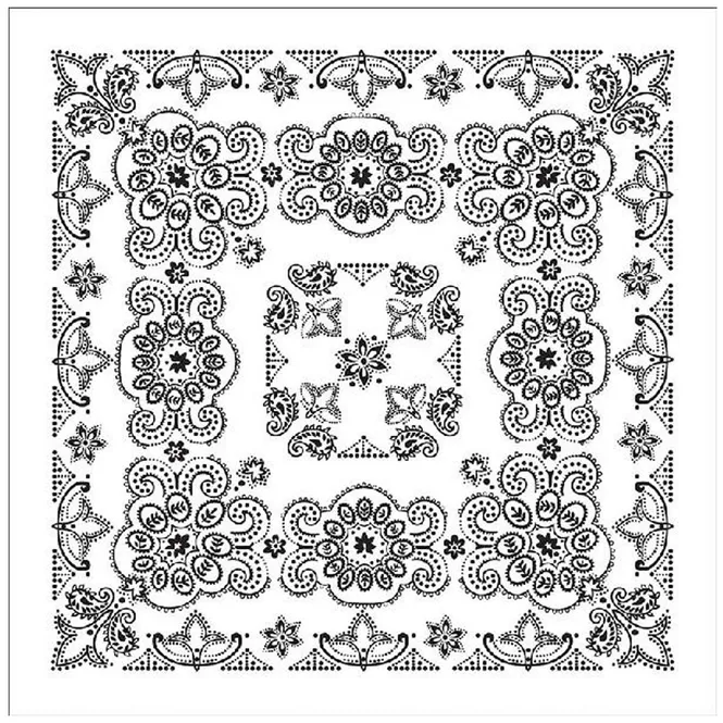 Hovedbilde White Paisley Bandana