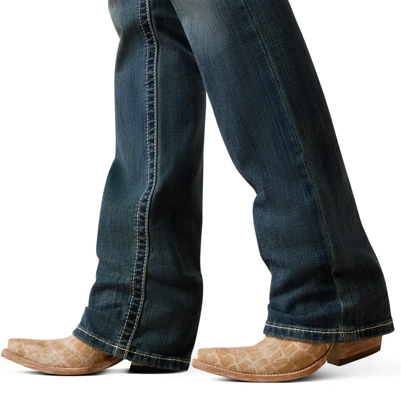 Ariat R.E.A.L. Mid Rise Icon Straight Leg Jeans