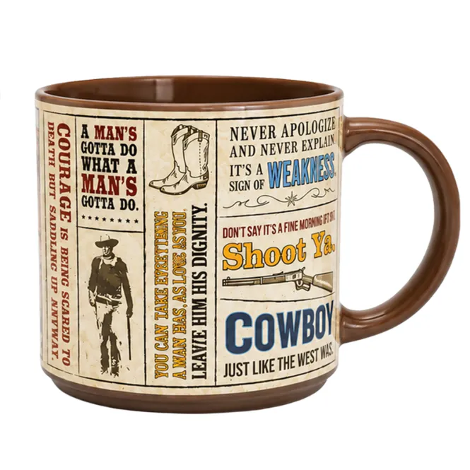 Hovedbilde John Wayne Krus – Quotes – 475 ml