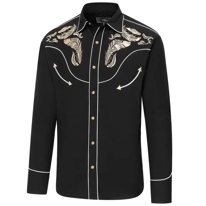 Hovedbilde Svart Westernskjorte - Dixon